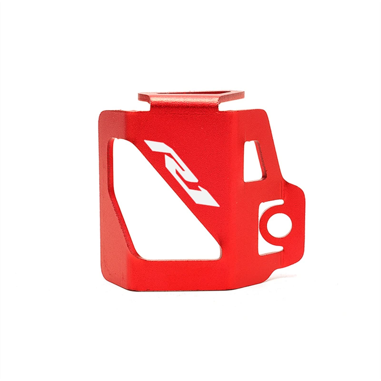Serbatoio Liquido Freno Moto CNC Posteriore Serbatoio Liquido Freno Protezione della Copertura della Protezione per Yamaha YZF R1 YZFR1 YZF-R1M 1998-2021 2020 (Colore : Rosso)