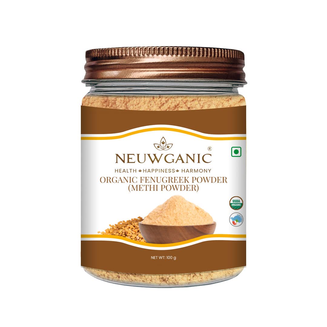 Neuwganic - Organic Fenugreek Powder | Pure & Natural Methi Powder | Indian Organic Spices | Ideal For Making Masala Tea/Desserts | Useful For Skin Care | 100 Gm (Pack Of 1) (B0BSFKWXRJ) Amazon Price History, Amazon Price Tracker