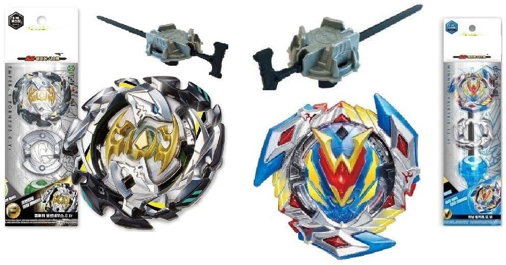 Bestie toys Battle Beytop Combo Top B104 and B106 Attack and Defence Tye Right Spin top with Launcher (Valkrie+Z Emperoor Forneeus) (B0CWB1L82L) Amazon Price History, Amazon Price Tracker