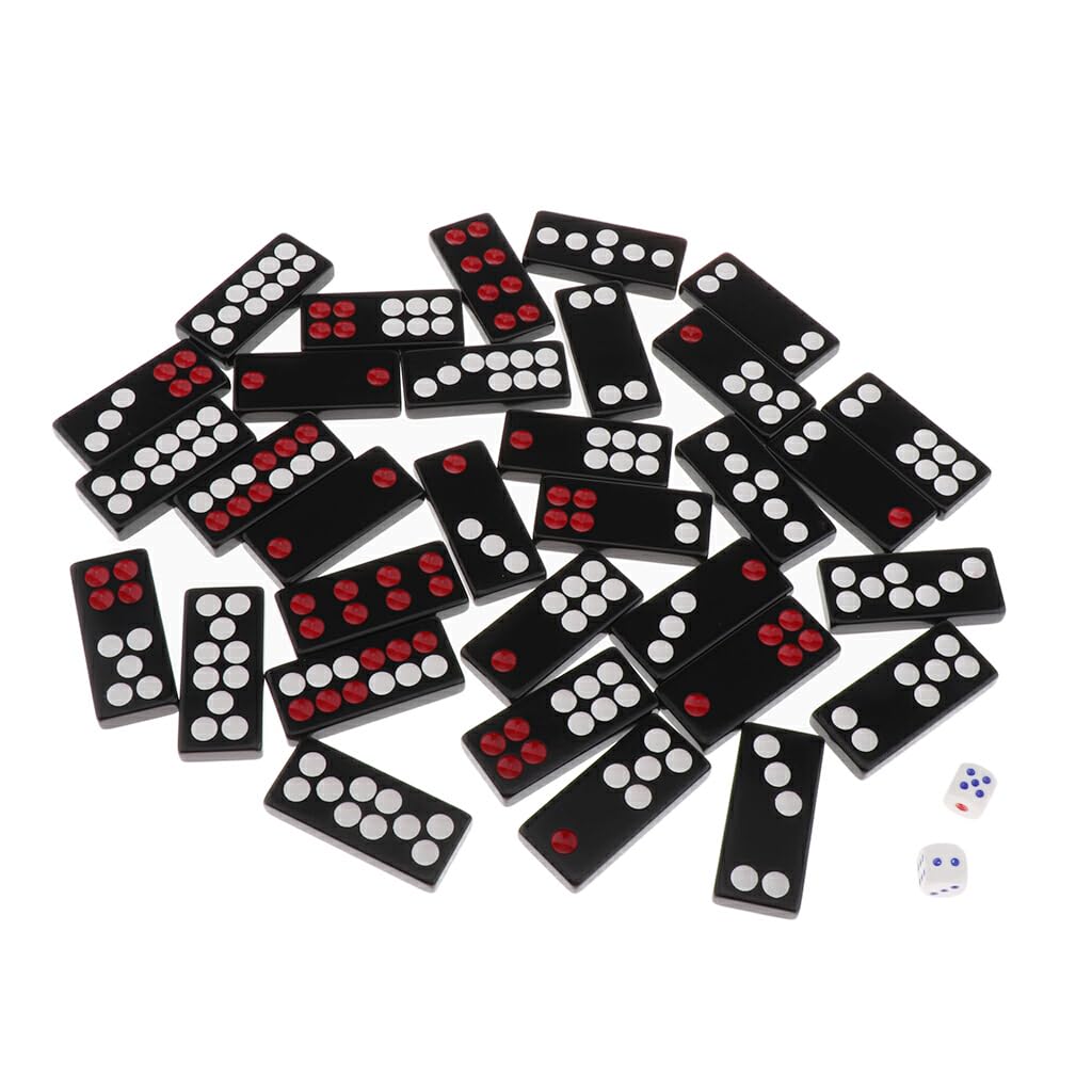 wisoolkic Traditional Chinese Pai Gow Paigow Tile Set Dominoes Game Timeless and Enjoyable for Family Gatherings
