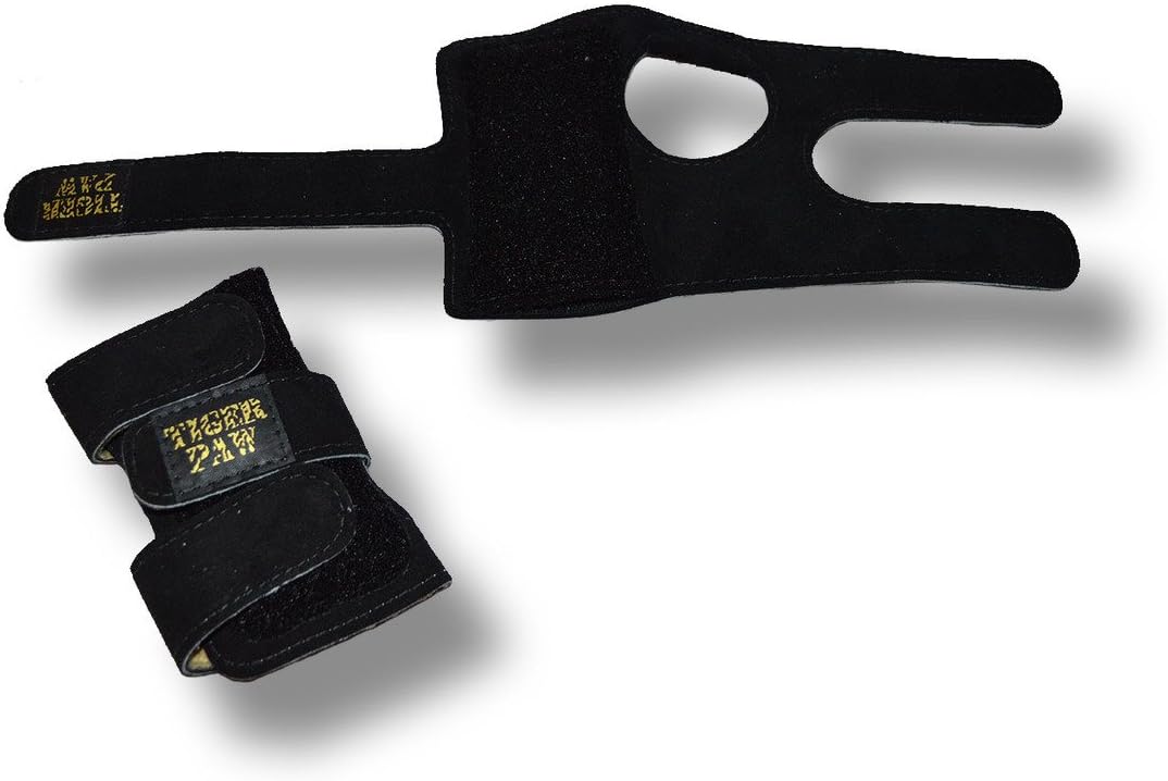 Tiger Paws Gymnastics Black Wrist Wraps Adjustable Wrist Support Wrist Injury