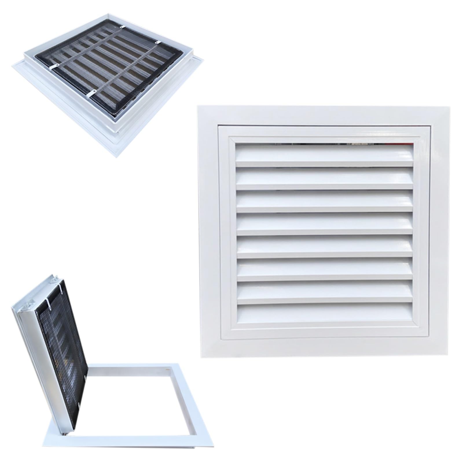 Panel de acceso para paneles de yeso 20x35cm blanco con interruptor oculto 8