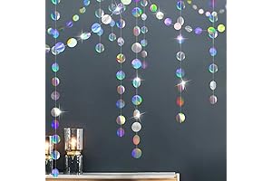 Cheerland Holographic Garland Iridescent Backdrop