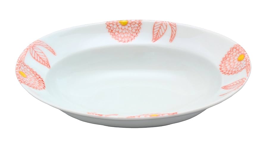 新品　波佐見焼　勲山窯　20cm 楕円鉢　ダリア　パープル 新品 波佐見焼 勲山窯 20cm 楕円鉢 ダリア パープル 煮物 鉢