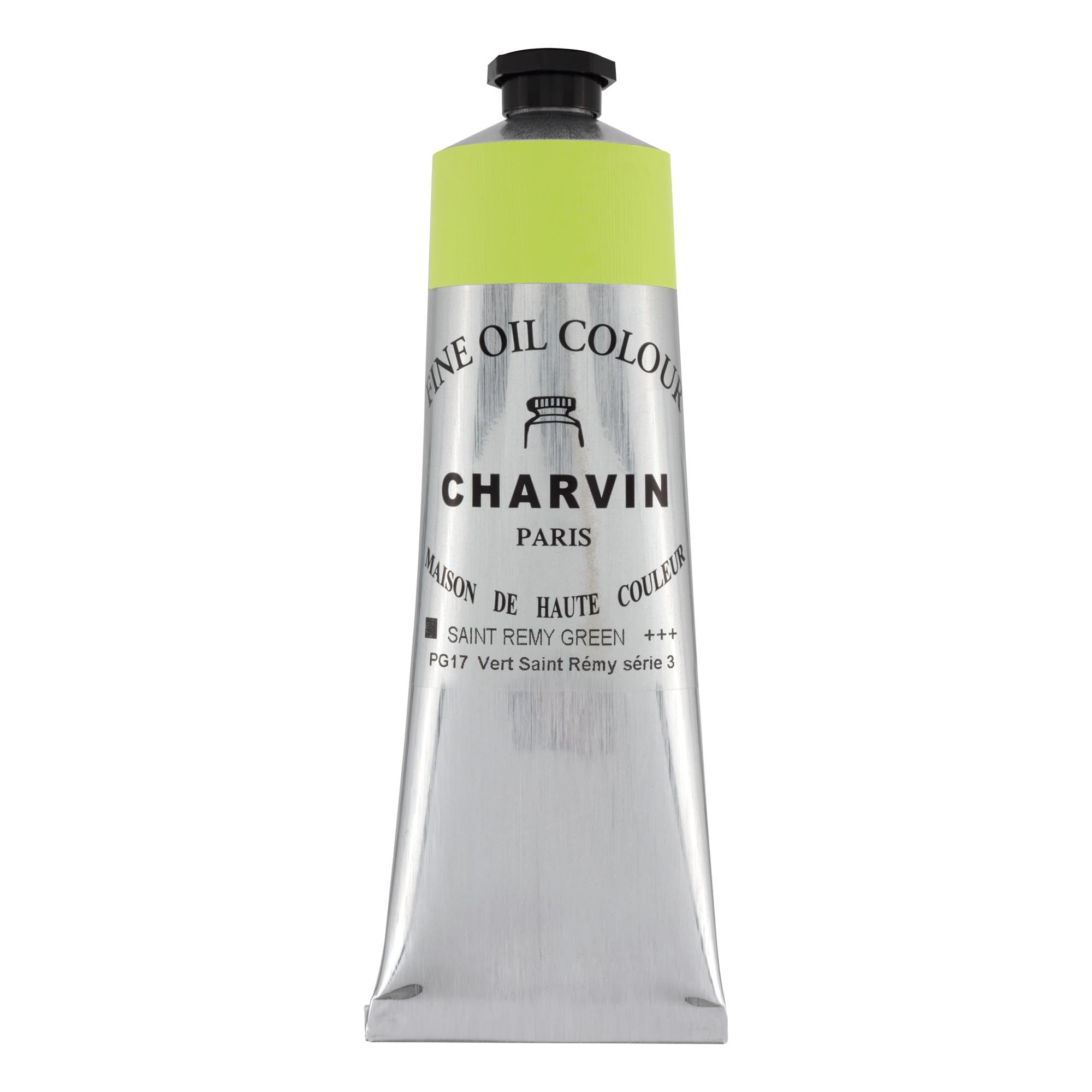 Charvin Professional Artist Quality Oil Paints, Natural Color Themed Hues, Saint Remy Green 150 ml