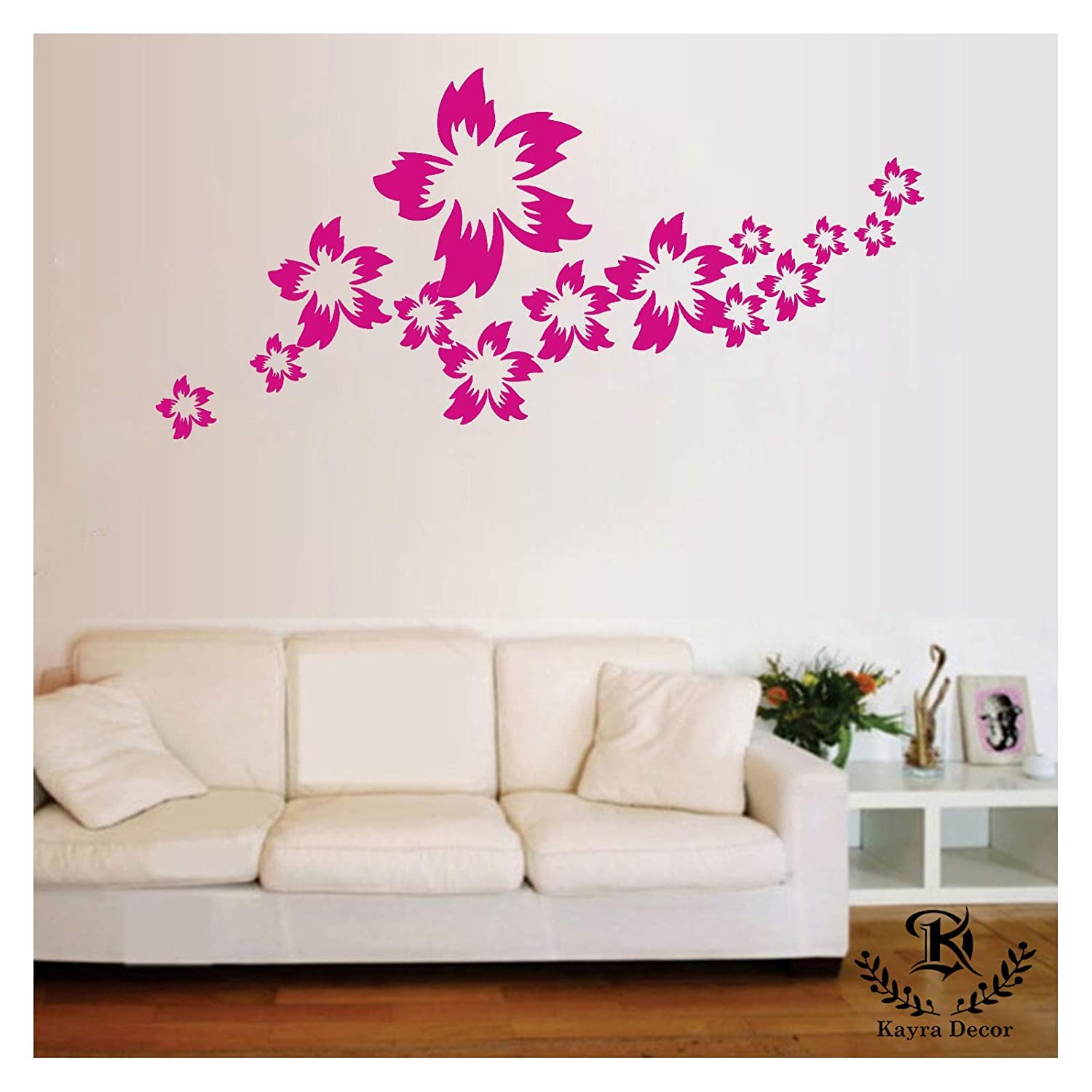 Kayra Decor Stencil for Wall Painting - Flower Stencil
