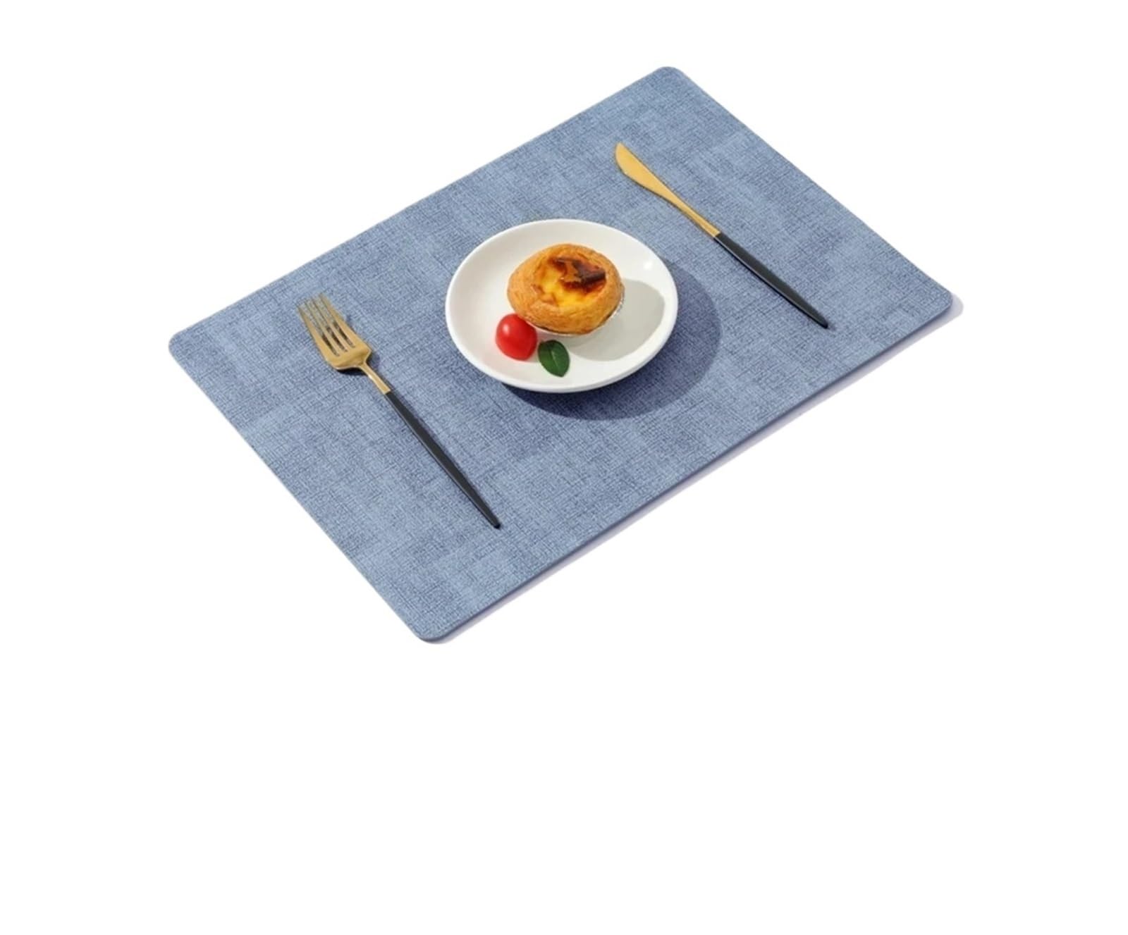 Napperon texturé en Toile PU, Tapis de Table à Manger 43x30cm pour Table