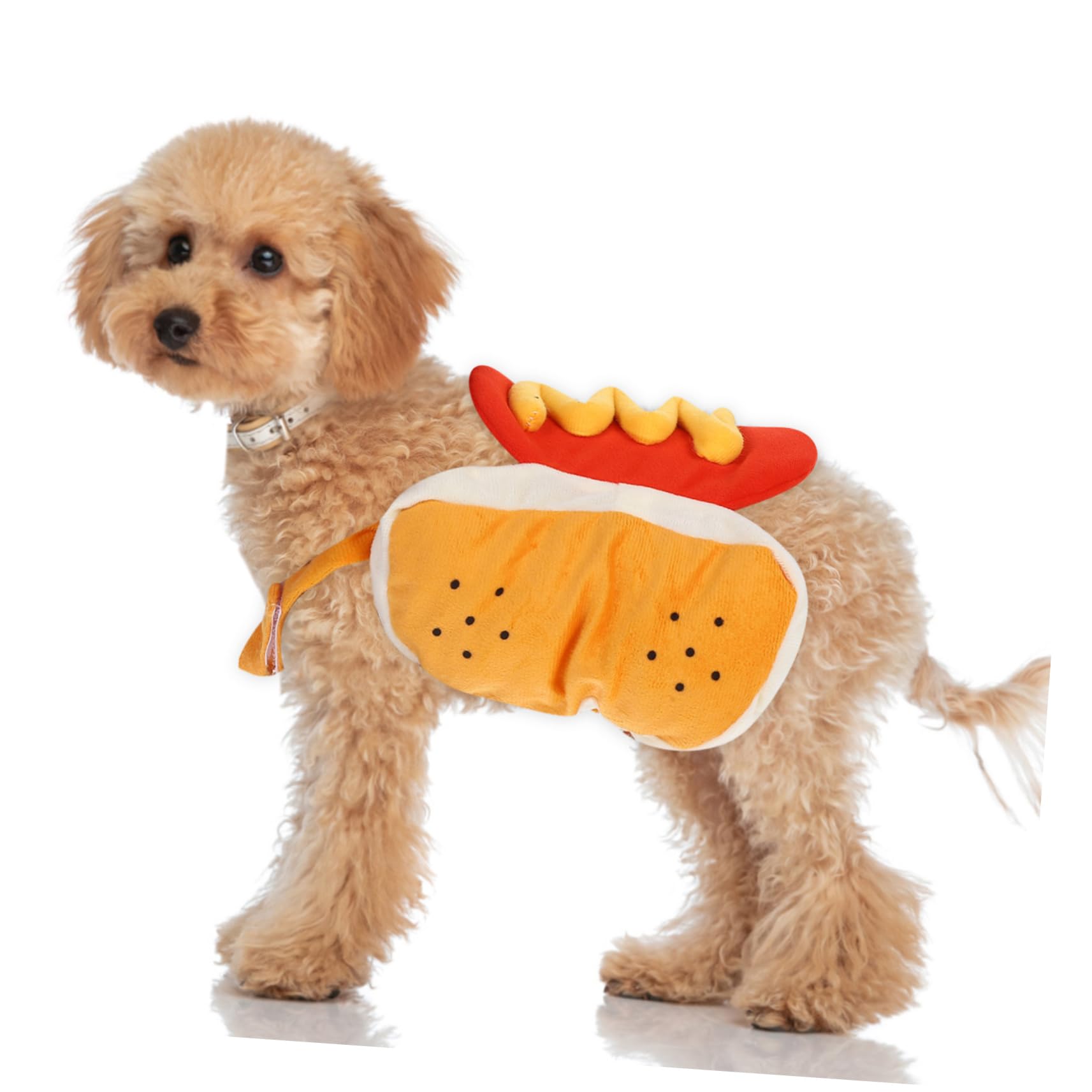 YARNOW 3 Pz Cappotto Per Cani Vestiti Per Animali Domestici Di Natale Costume Da Cosplay Per Cani Da Festival Vestiti Cosplay Per Animali Da Compagnia Costume Da Cane Hamburger Zucca