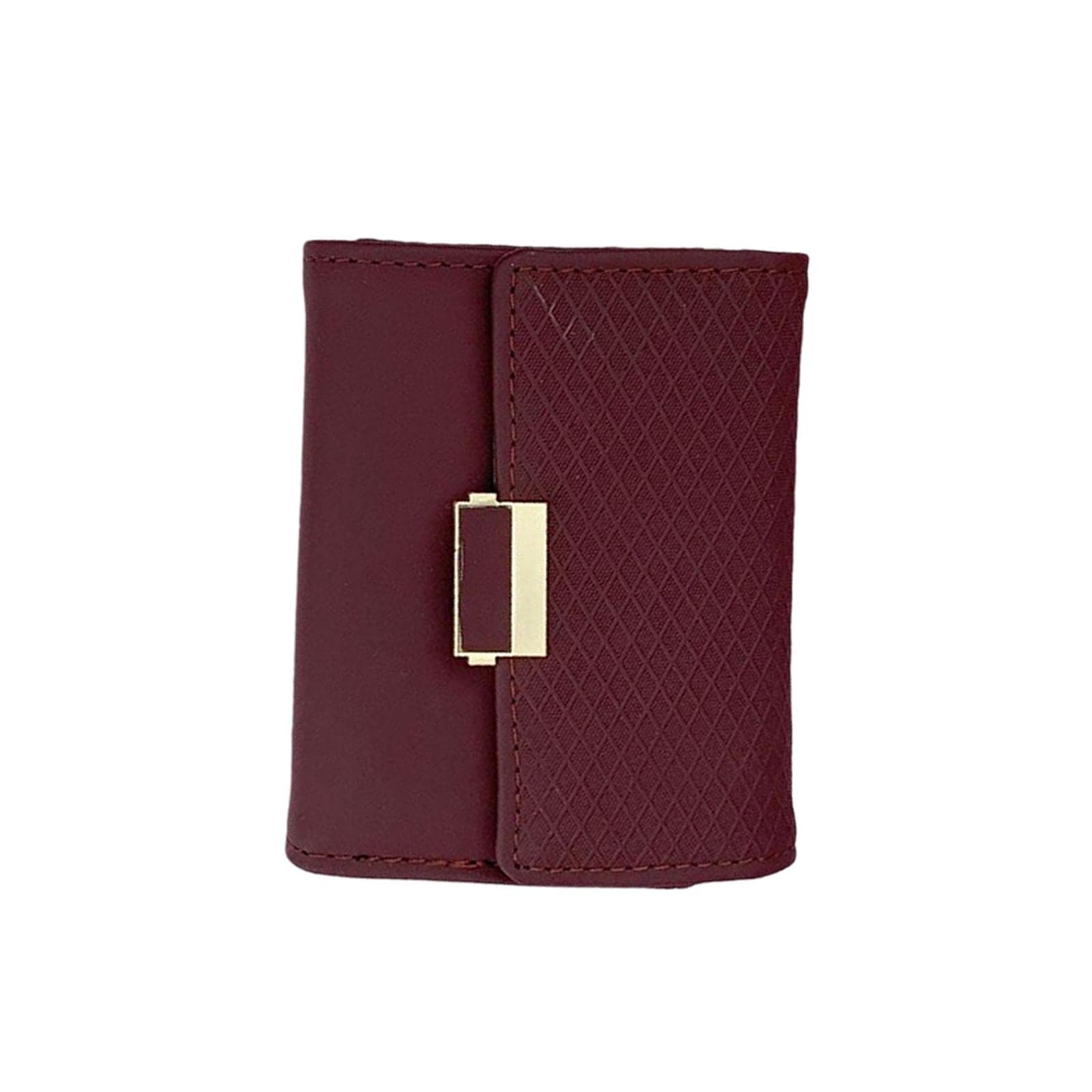Pocket wallet Practical Convenience with 11 Card Slots Storage Travel Red-image-26