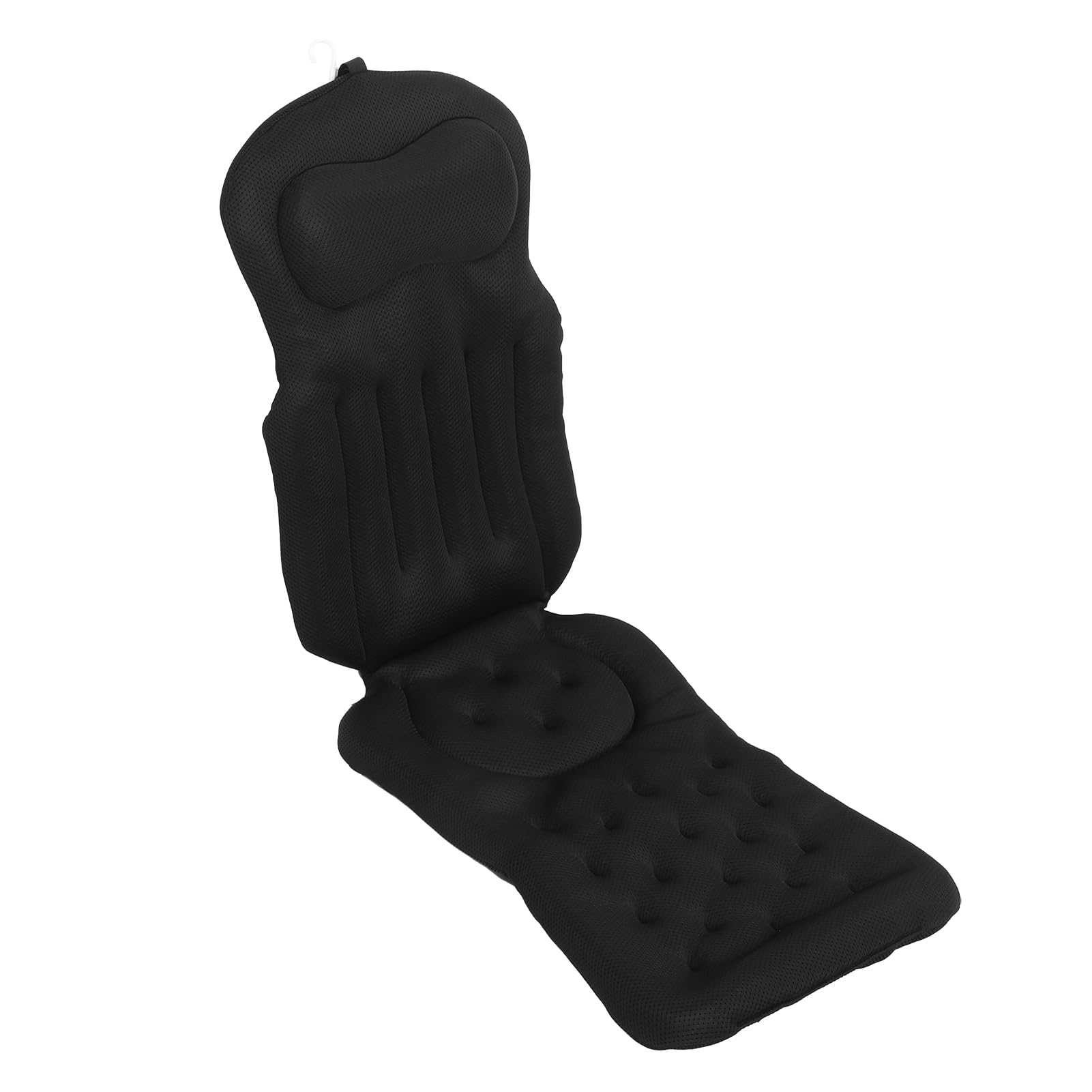 Poduszka do Kąpieli Całego Ciała, Ergonomiczne Podparcie Szyi i Pleców, Lekka Poduszka Spa z Tkaniny Siatkowej 4D Zapewniająca Wygodne Zanurzenie (BLACK)