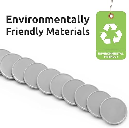 Vista 108 de Juego de 100 fichas de juego de fichas de póquer de plástico opaco con caja de almacenamiento (azul, 1 pulgada)