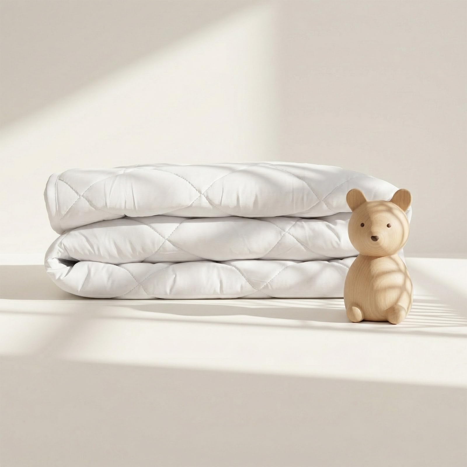 HOMESCAPES Surmatelas Bébé Rafraîchissant 70x140cm – Lot de 2, Respirant et hypoallergénique, Effet Frais au Toucher, Certifié Oeko-Tex