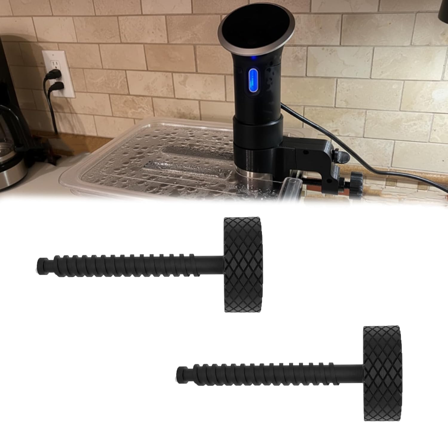 2-pack Replacement Clamp Screw for Anova Sous Vide Precision Cooker 2.0 AN500-US00, Sous Vide Clamp Replacement Screw, Cooker Mount Adjustment Part