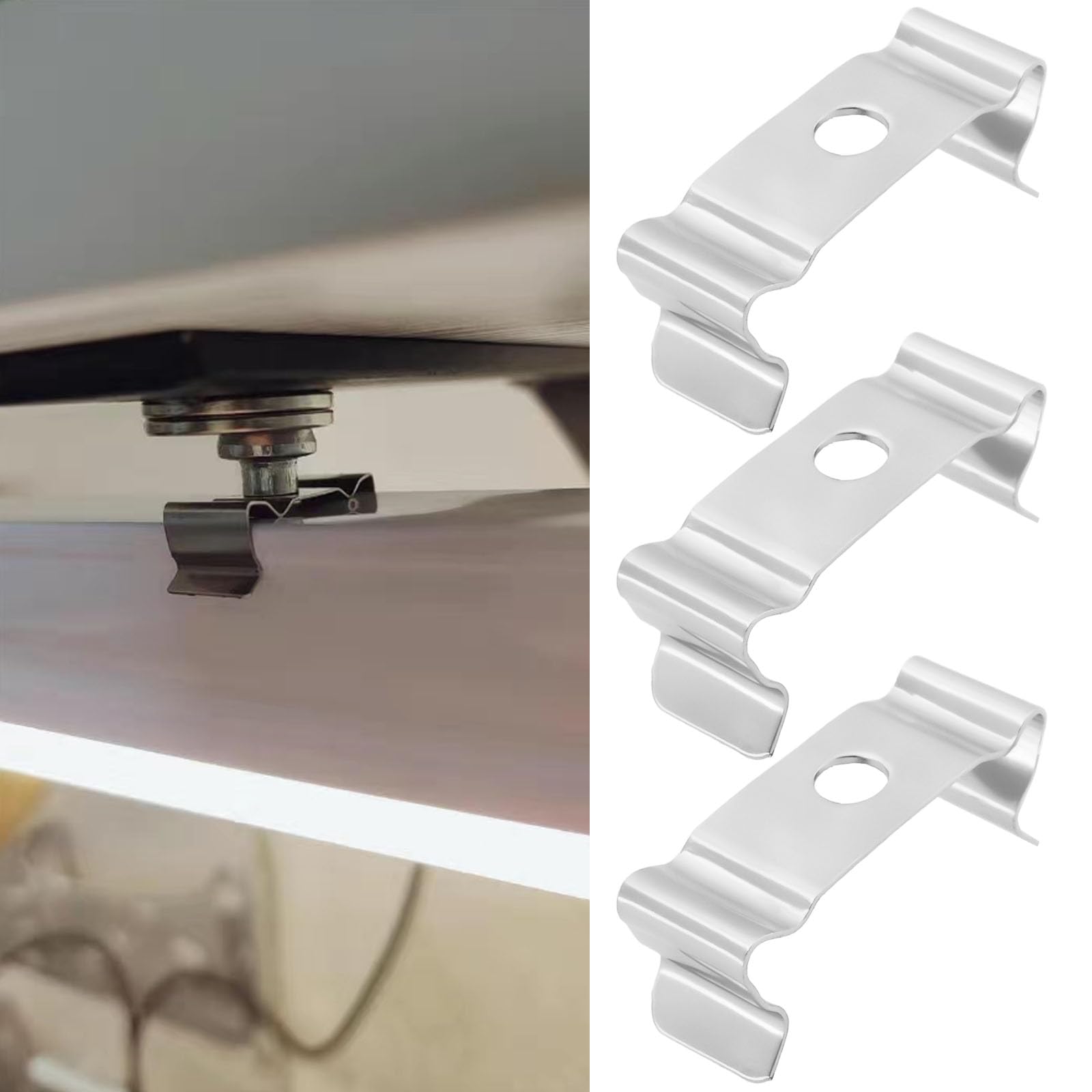 50 Clip Supporto Per Tubi LED T5 Da 26mm - Per Fissare Luci A Soffitto O Parete Con Canali In Alluminio - Foto 12