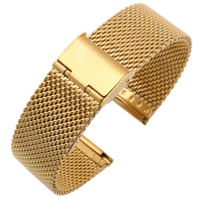 Bracelet montre métallique en acier inoxydable pour remplacer un bracelet usé avec confort