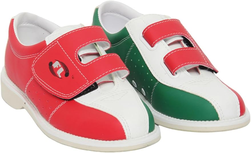 WJFGGXHK Chaussures Bowling Cuir Homme Femme - Légères Respirantes Unisexe Avec Semelle Antidérapante