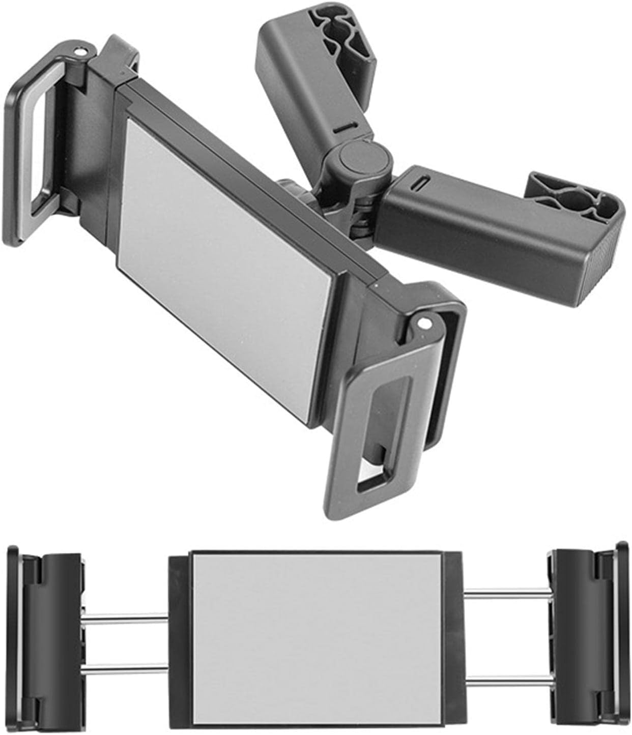 Snevad Car Headrest Backseat Holder Mount Phone Tablet 360° Rotation Solid Adjustable Back Seat Compatible for All Tablets iPad Cellphones Kids Road Trip (B0CW1SSLF8) Amazon Price History, Amazon Price Tracker