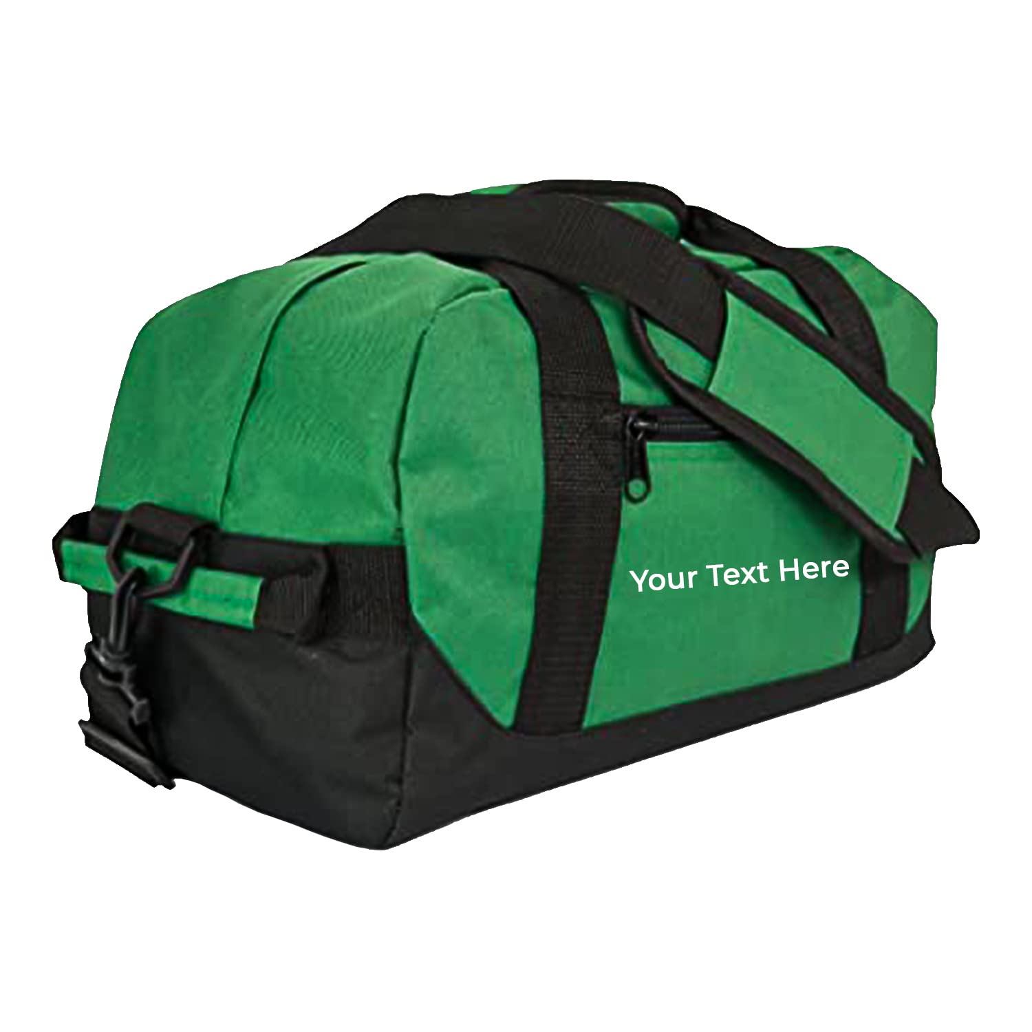 Personalized Passion Small Duffle Bag for Boys and Girls - Perfect Sized 14” Two Toned Travel Duffle - Personalized Name Sports Gym Bag for Storage -