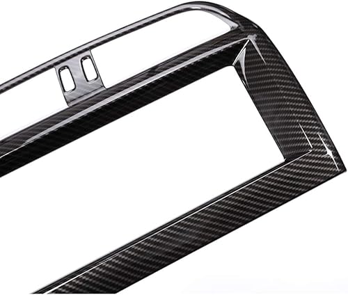 Miniatura 4 de YIWANG Estilo de fibra de carbono ABS Control central de salida de aire y pantalla de navegación Marco Trim para Jaguar XE F-Pace X761