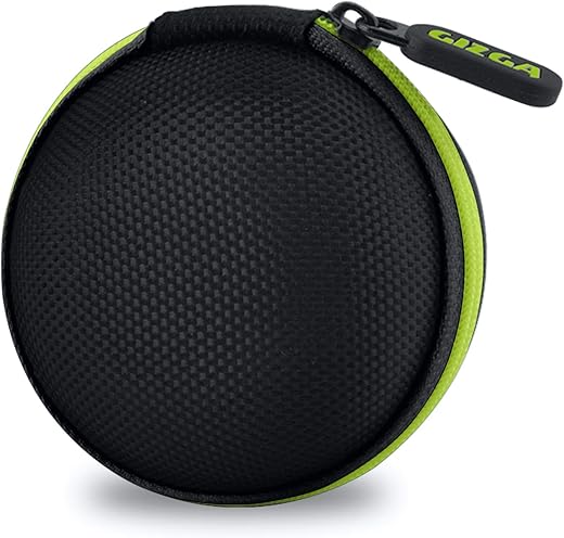 Gizga Essentials Earphone Carrying Case, Multi-Purpose Pocket Storage Travel Organizer for Earphones, Headset, Pen Drives, SD Cards, Shock-Proof…