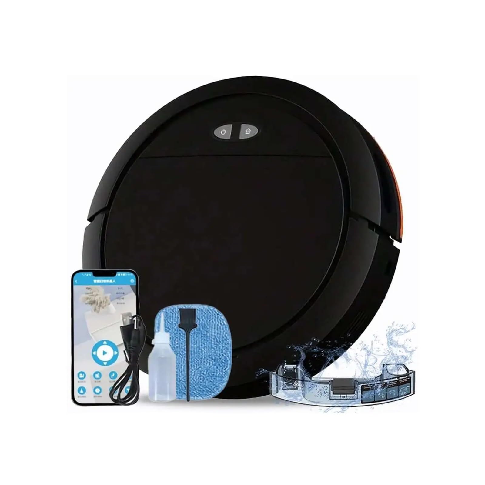 EWsdsfs Smart, Wireless, And Efficient Multifunctional Vacuum Cleaner Robot With Powerful Cleaning Capabilities, Designed For Long-Lasti(WHITE)
