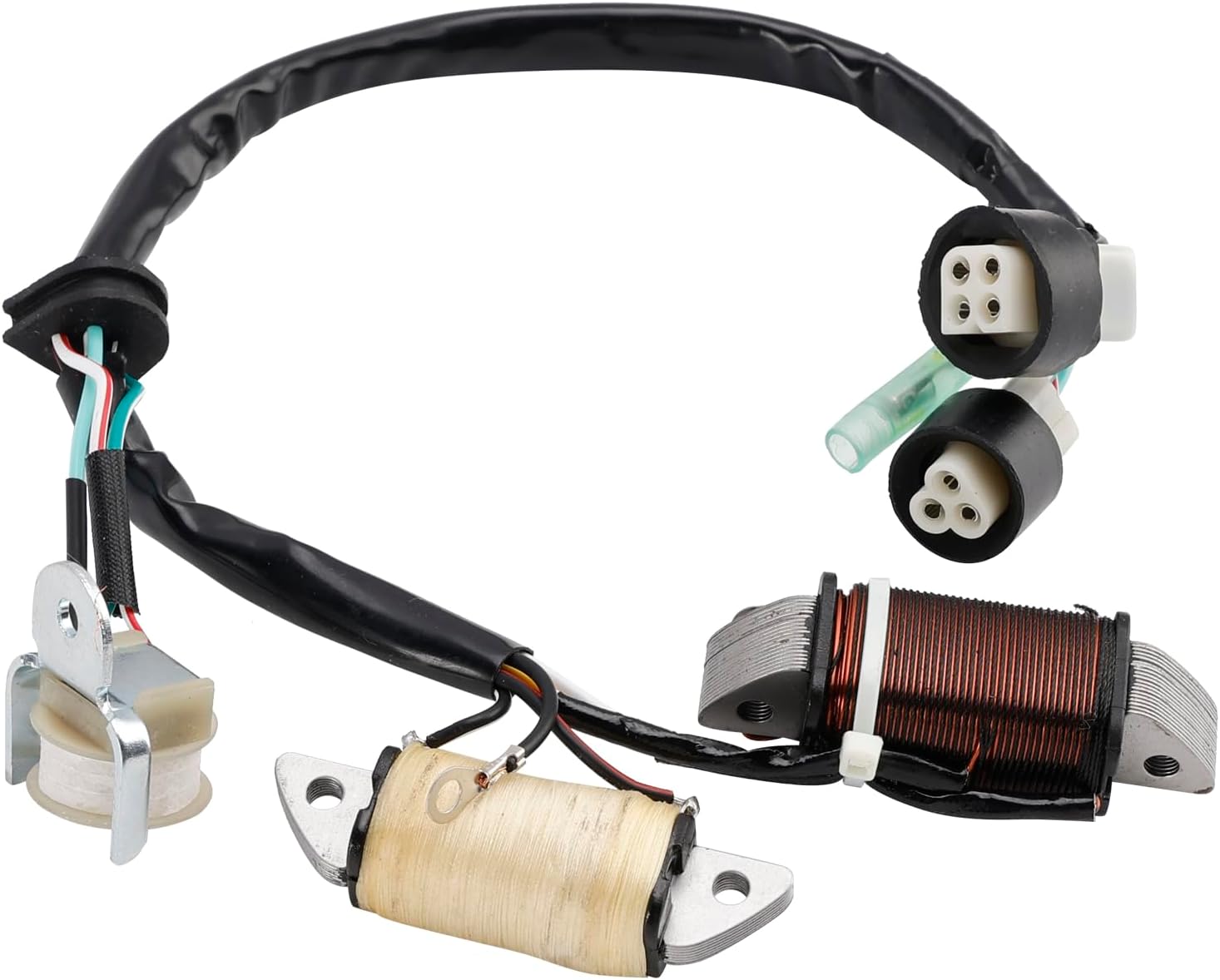 Magneto Generator Stator Fit for Yamaha YFM 80 Badger/YFM 80 Moto-4 / YFM 100 Champ 1985-1988