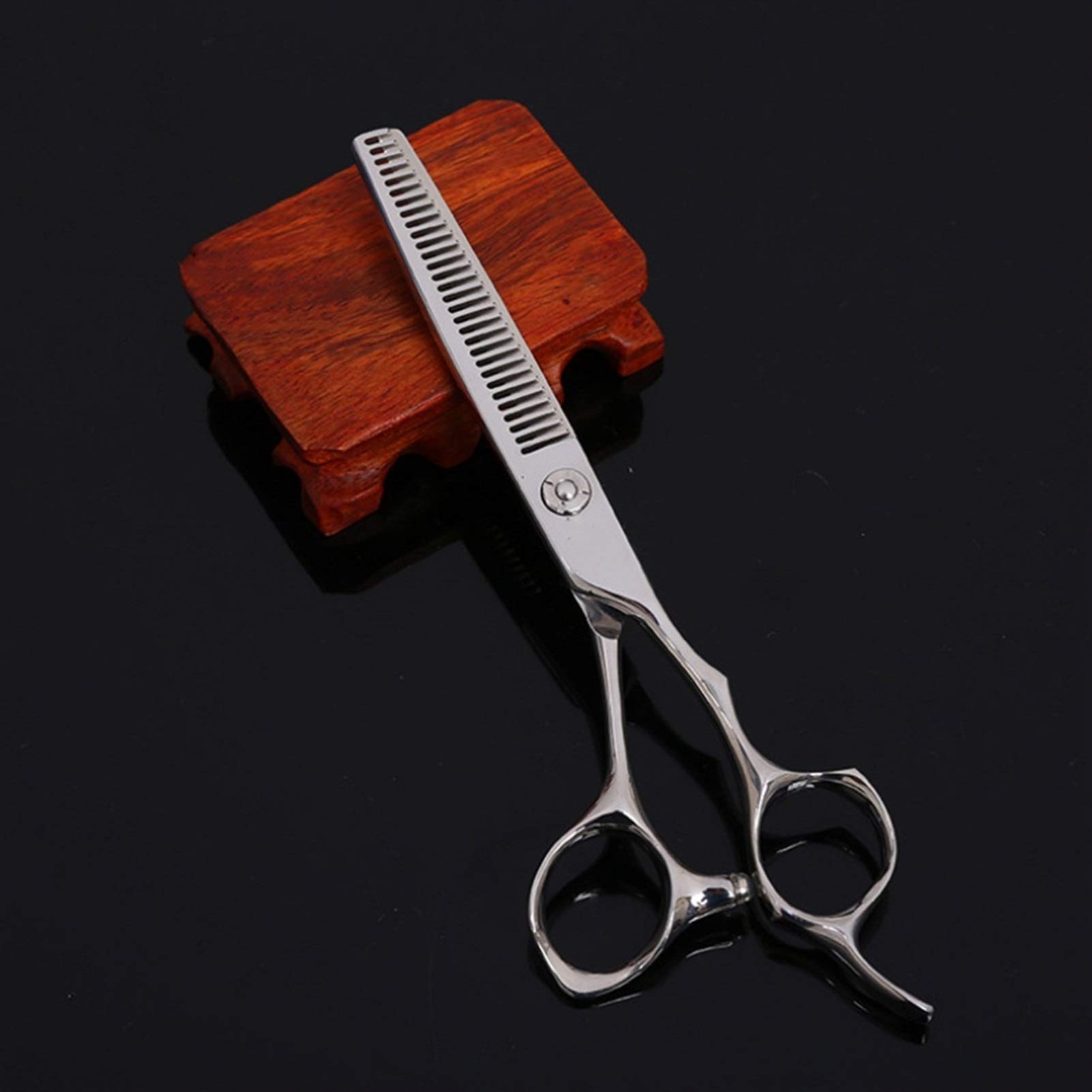 Forbici da parrucchiere Forbici per sfoltire in acciaio inossidabile da 6 pollici Forbici per sfoltire i capelli Barbiere professionale affilato Attrezzatura per parrucchieri