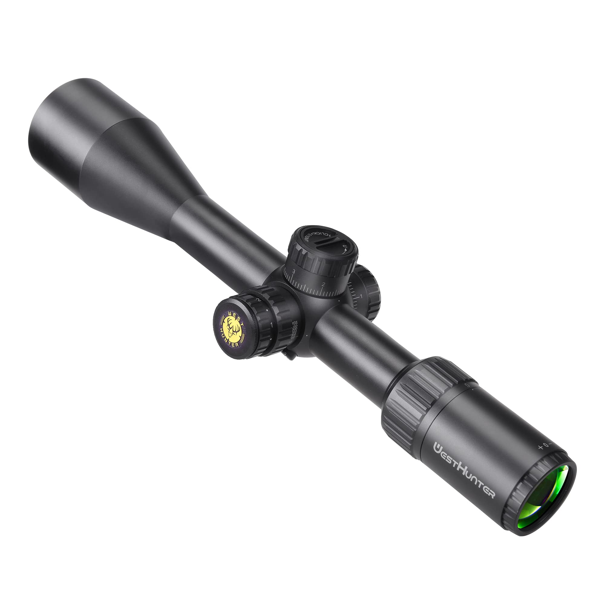 WestHunter Optics TD 5-25x50 SFIR FFP Mira Telescópica, Tubo 30mm Primer Plano Focal, Iluminación Roja, Precisión 1/10 MIL, Visor Competición - Indicado Únicamente para Actividades Deportivas