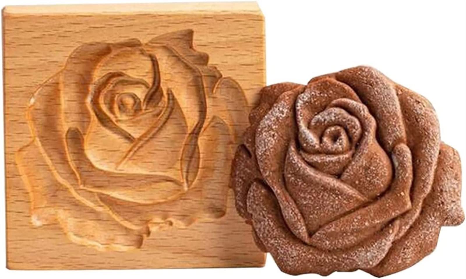 Molde de madera de la galleta, Cortador de galletas en relieve, molde de madera for galletas, pan de jengibre, molde for galletas, piña, rosa de Provenza, sello for galletas, manualidades en relieve(P