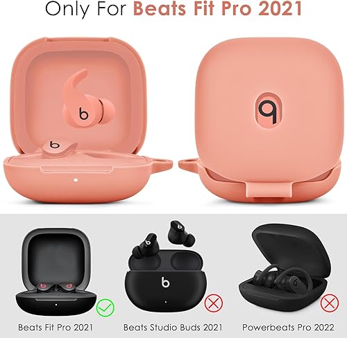 Vista 2 de VISOOM - Funda para Beats Fit Pro, funda suave para Apple Beats Fit Pro 2021, funda protectora de silicona Beats Pro, a prueba de golpes, funda Beat