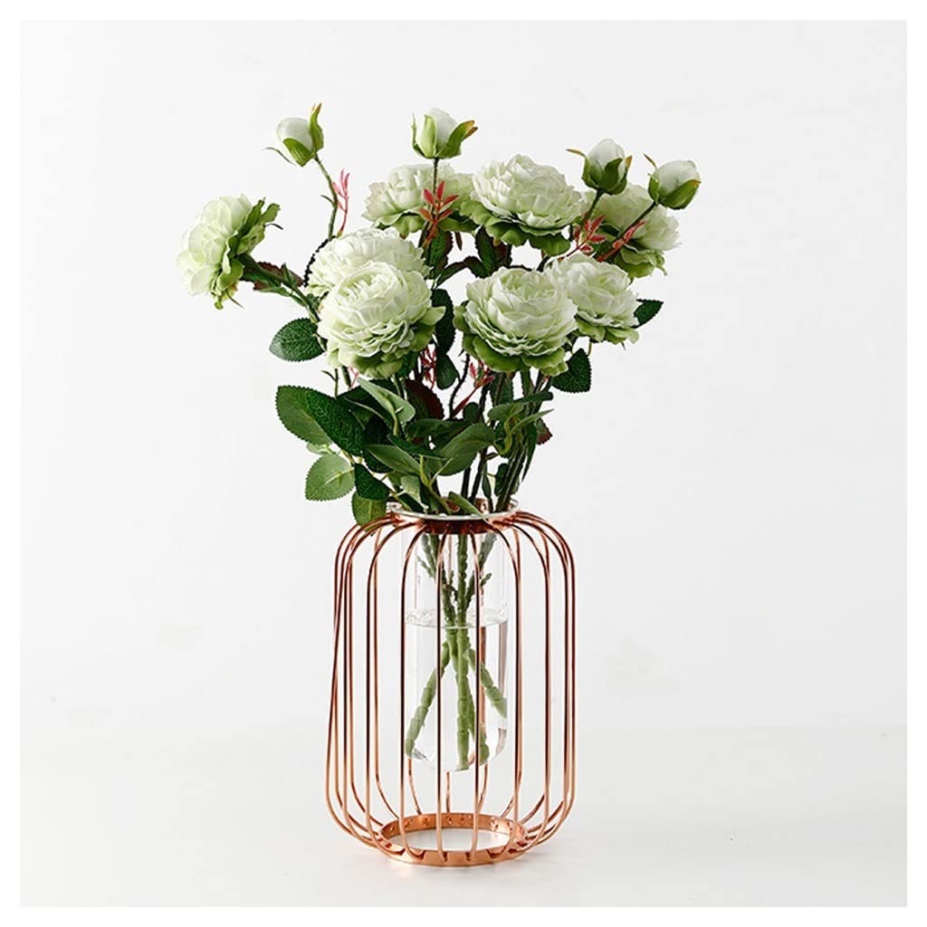 ADERFETBI Fake Plants Artificial Flower Fake Plants Wedding Bouquet Arrangement Living Room Bedroom Decoration Shop Bathroom Office Artificial Flowers(B)