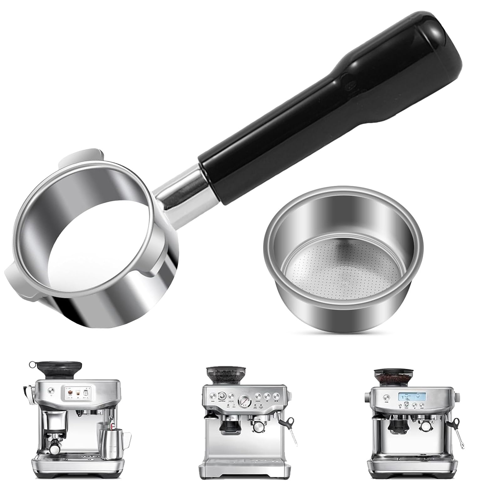 Amazon.com: 54mm Bottomless Portafilter for Breville Barista