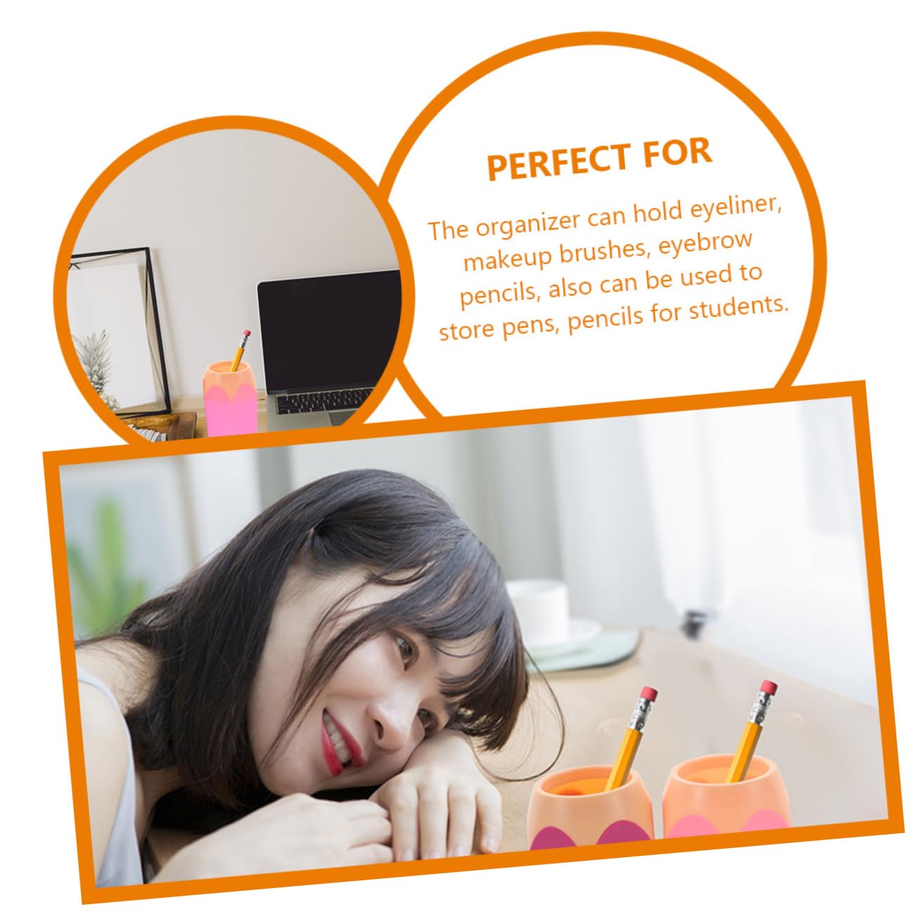 Stiftehalter für Klassenzimmer 6 Stück Abs, Schulanfang Party