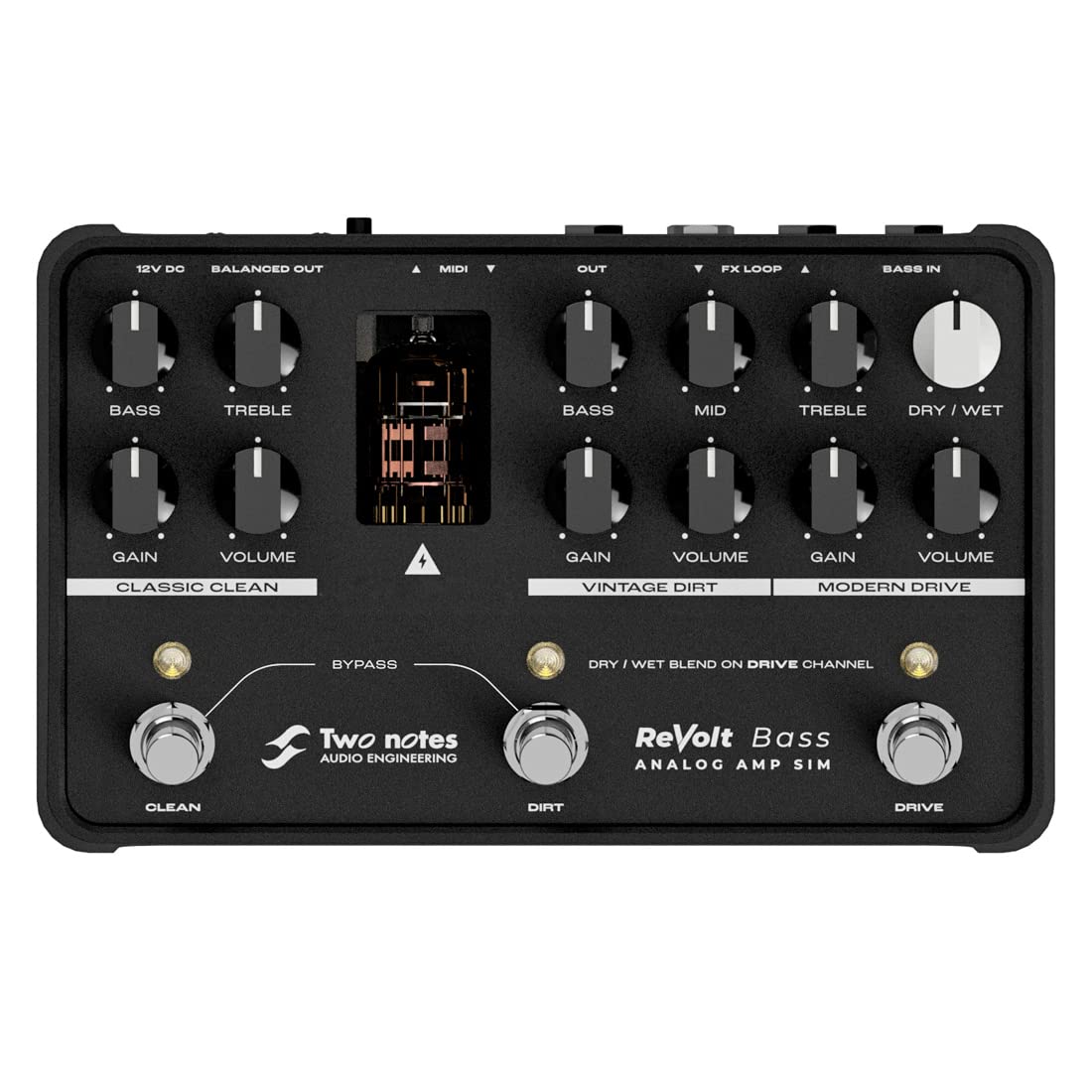 Two Notes ReVolt Bass Preamp Simulator + cavo jack