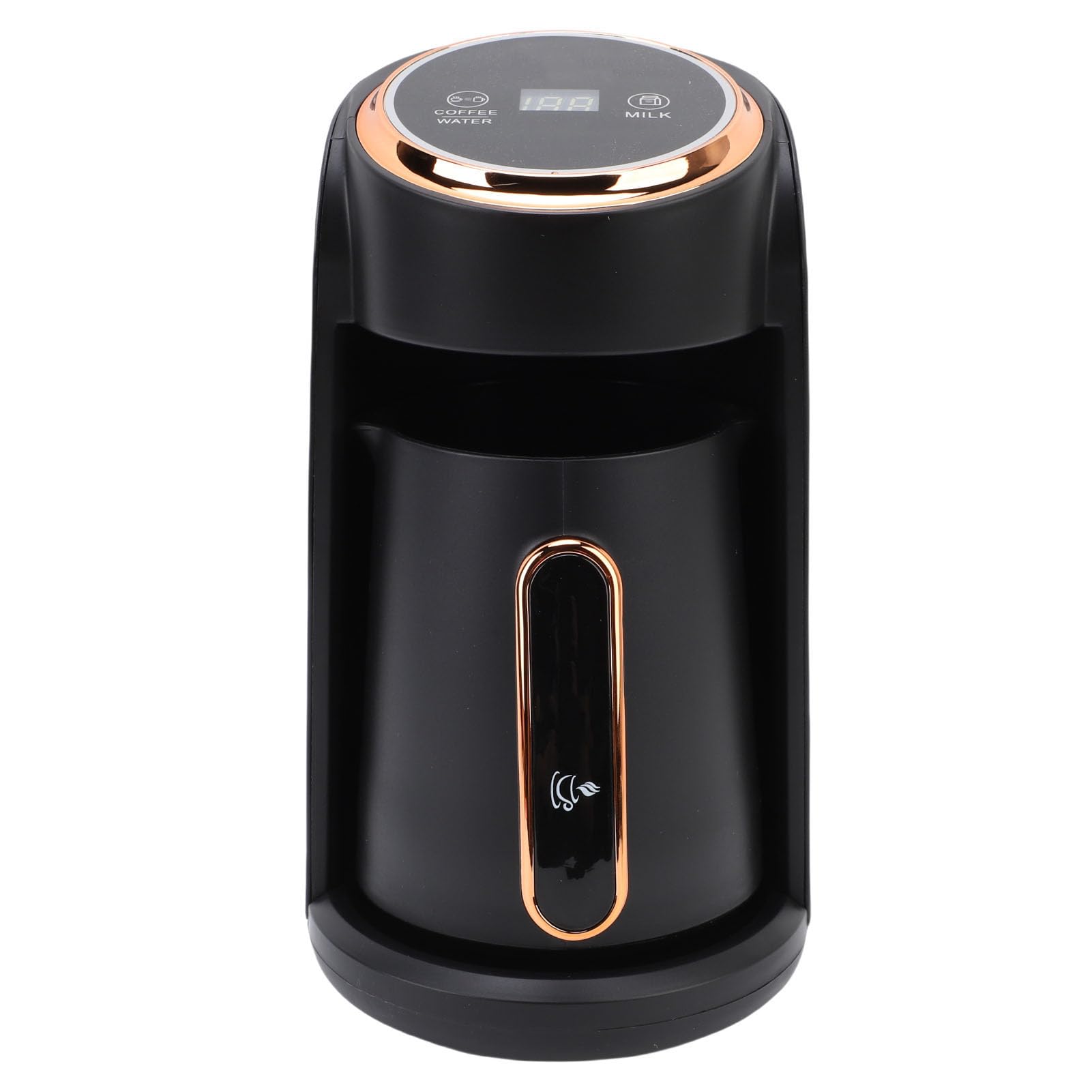 Macchina del caffè Turco, Macchina di caffè Elettrica Anti -overflow in Acciaio Inossidabile da 600 W a 300 Ml di Caffettiera Elettrica con Massimo Livello di Liquido, per la