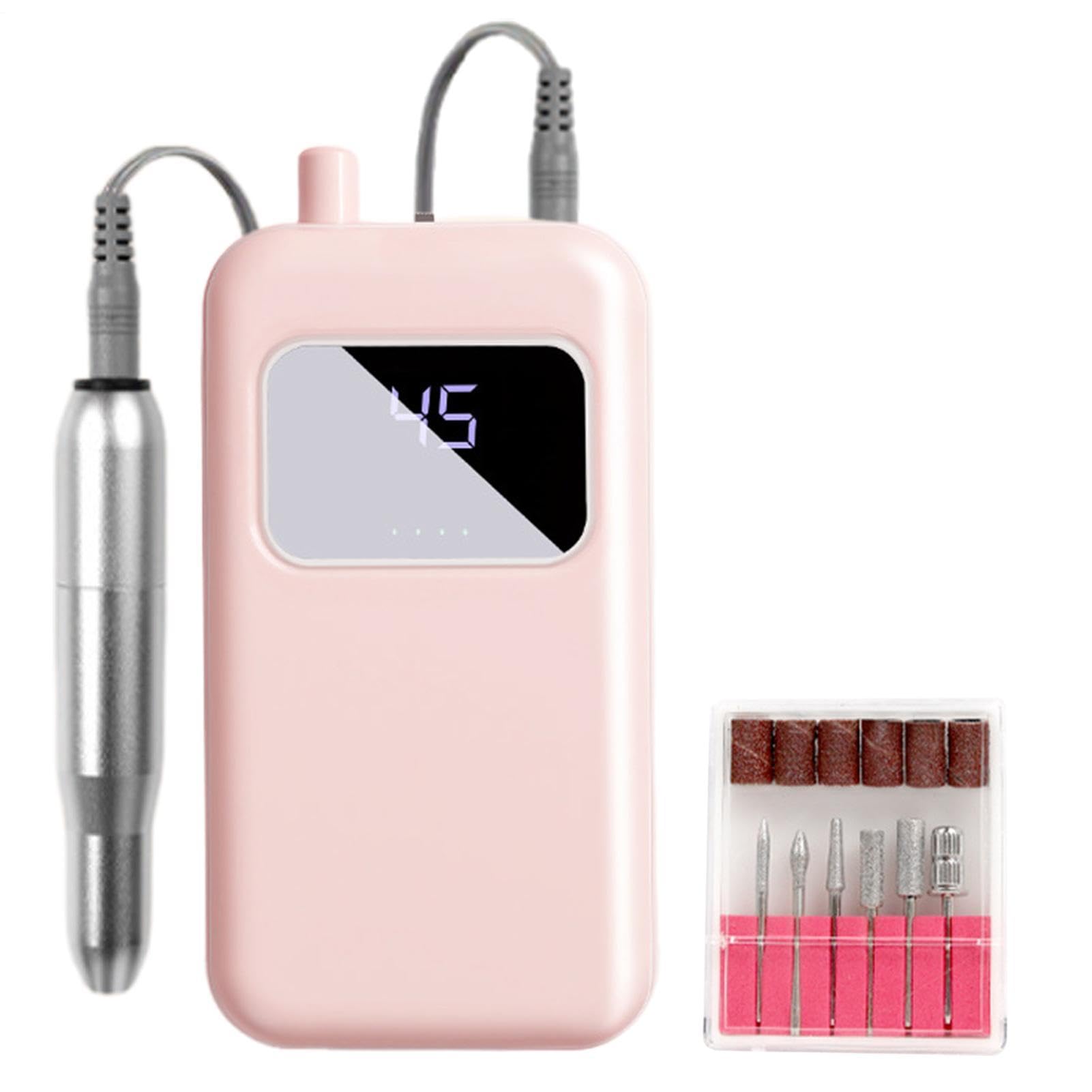 eléctrica de uñas Herramienta para retirar gel de manicura | Fresadora de uñas eléctrica para manicura para Profesionales, Madres, Novias, Salones, Hogares, Viajes y Prácticas