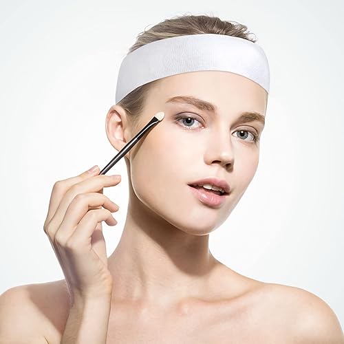 Miniatura 6 de Pimoys 60 diademas de spa para mujer, diademas desechables para el cuidado de la piel para tratamientos faciales, suministros esteticistas, diademas