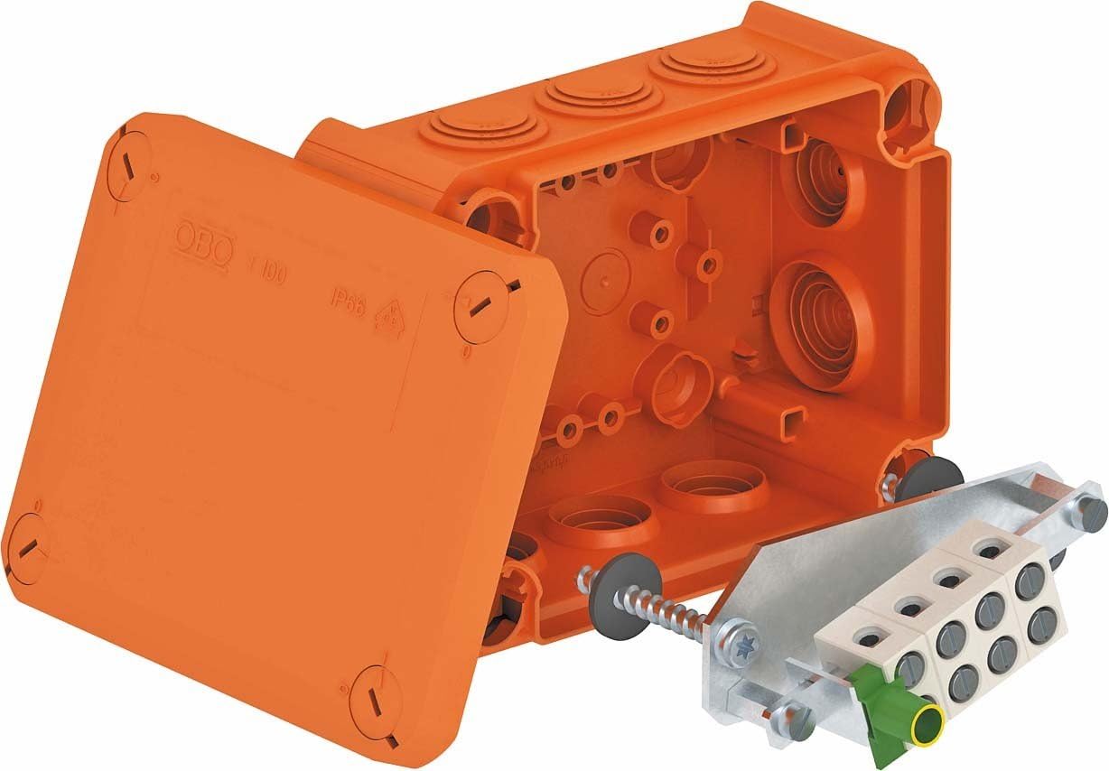 Obo-bettermann sist.prot.incendios - Caja firebox t 100 ed 10-5 150x116 naranja