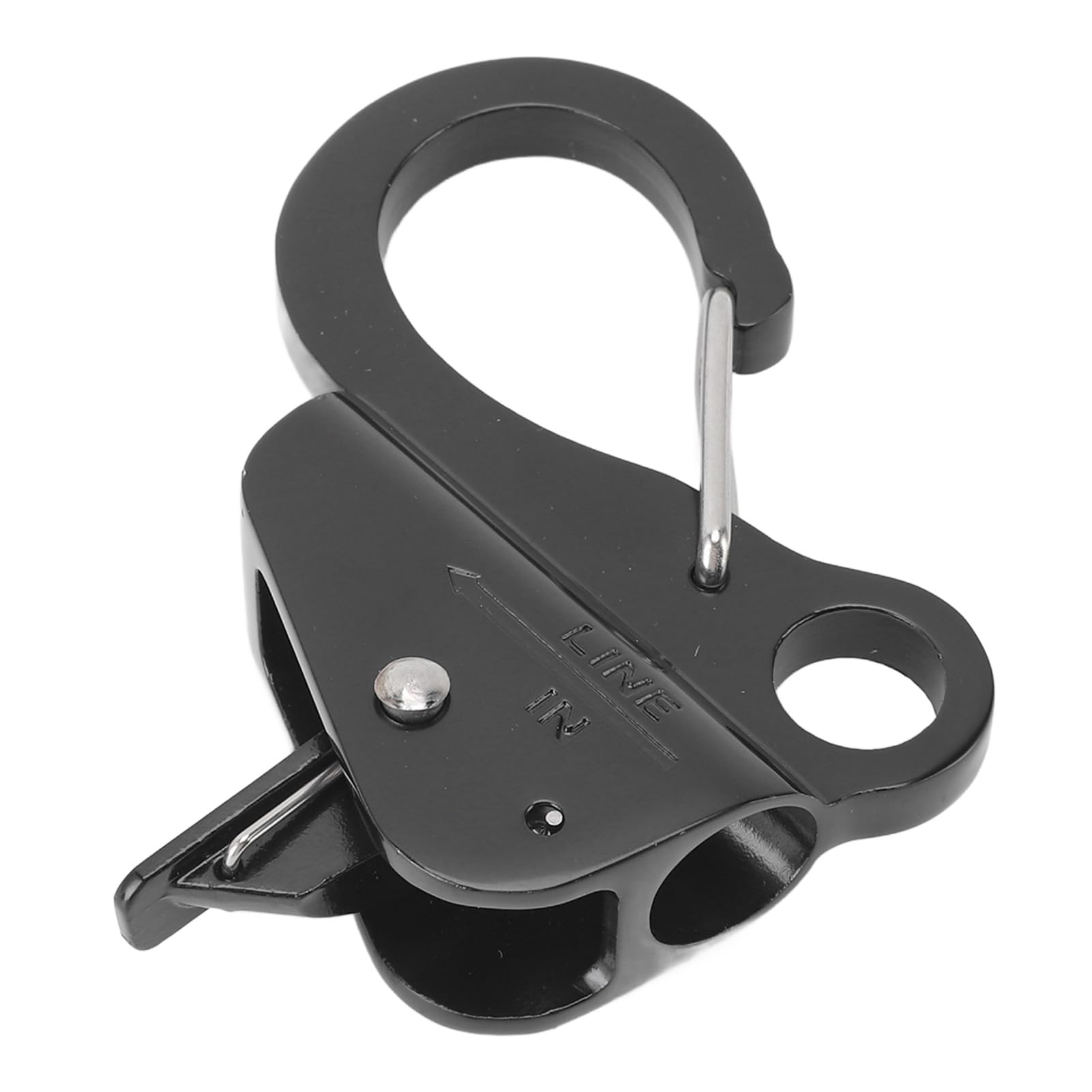 Fafeicy Gancho de Resorte para Barco, Conector de Cuerda de Acero Inoxidable 316, Paquete de 4, Gancho de Resorte Pulido con Espejo, Apertura de 3 por 8 a 5 por 8 Pulgadas para Barcos, Remolques,
