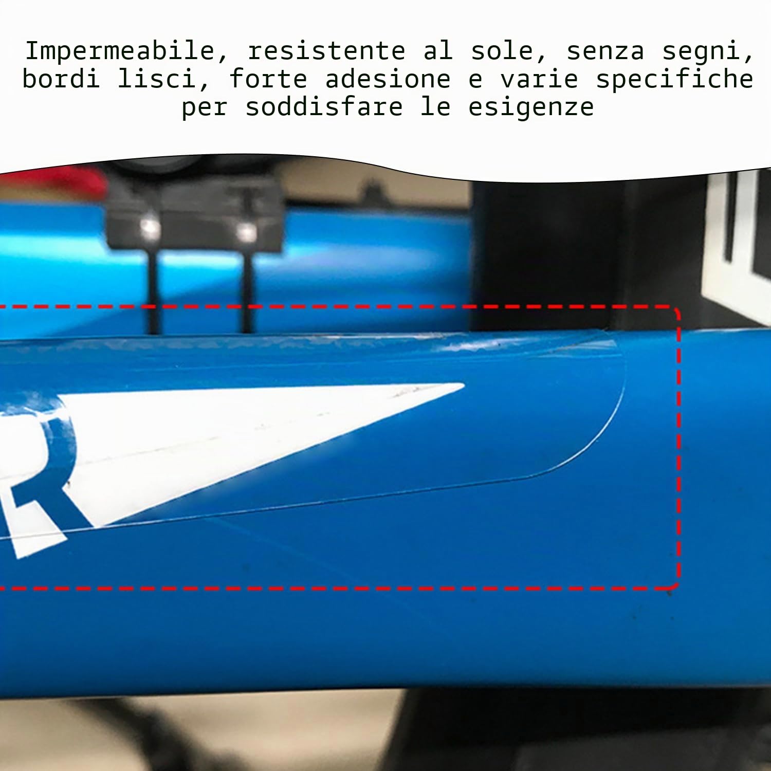 3 Set di Pellicole di Protezione da Telaio per Biciclette, Adesivo per Biciclette Resistenti A Graffi, Adesivi Impermeabili, Accessori per Biciclette.