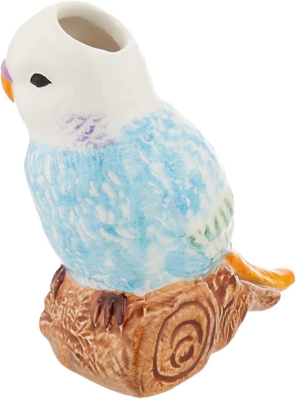 Global Arrow Animal Vase (C) F04-0147 Parakeet Size: Approx. φ2.8 inches (7 cm), H3.5 inches (9 cm)