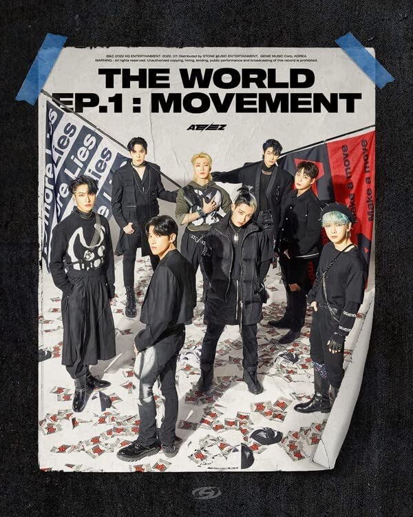 Miniatura 8 de ATEEZ - The World EP.1  Movement Album (Diary Version incl. Album, PreOrder Benefit, Extra Photocards)