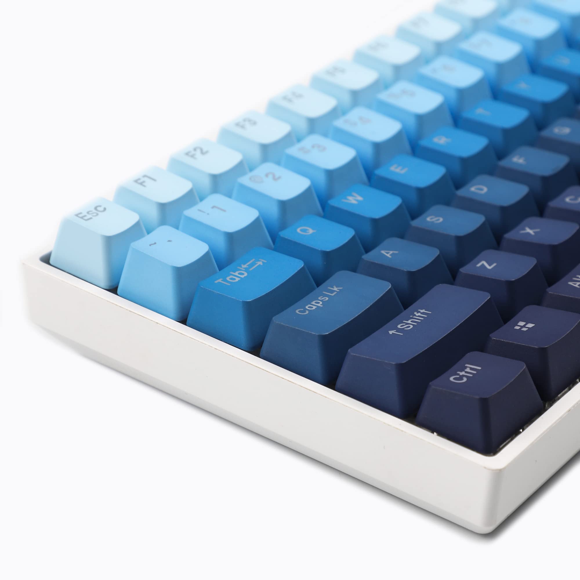 YMDK 108 122 touches rétroéclairées Moonrise PBT Shine Through OEM Profile Keycap pour clavier mécanique MX 61 68 84 87 104