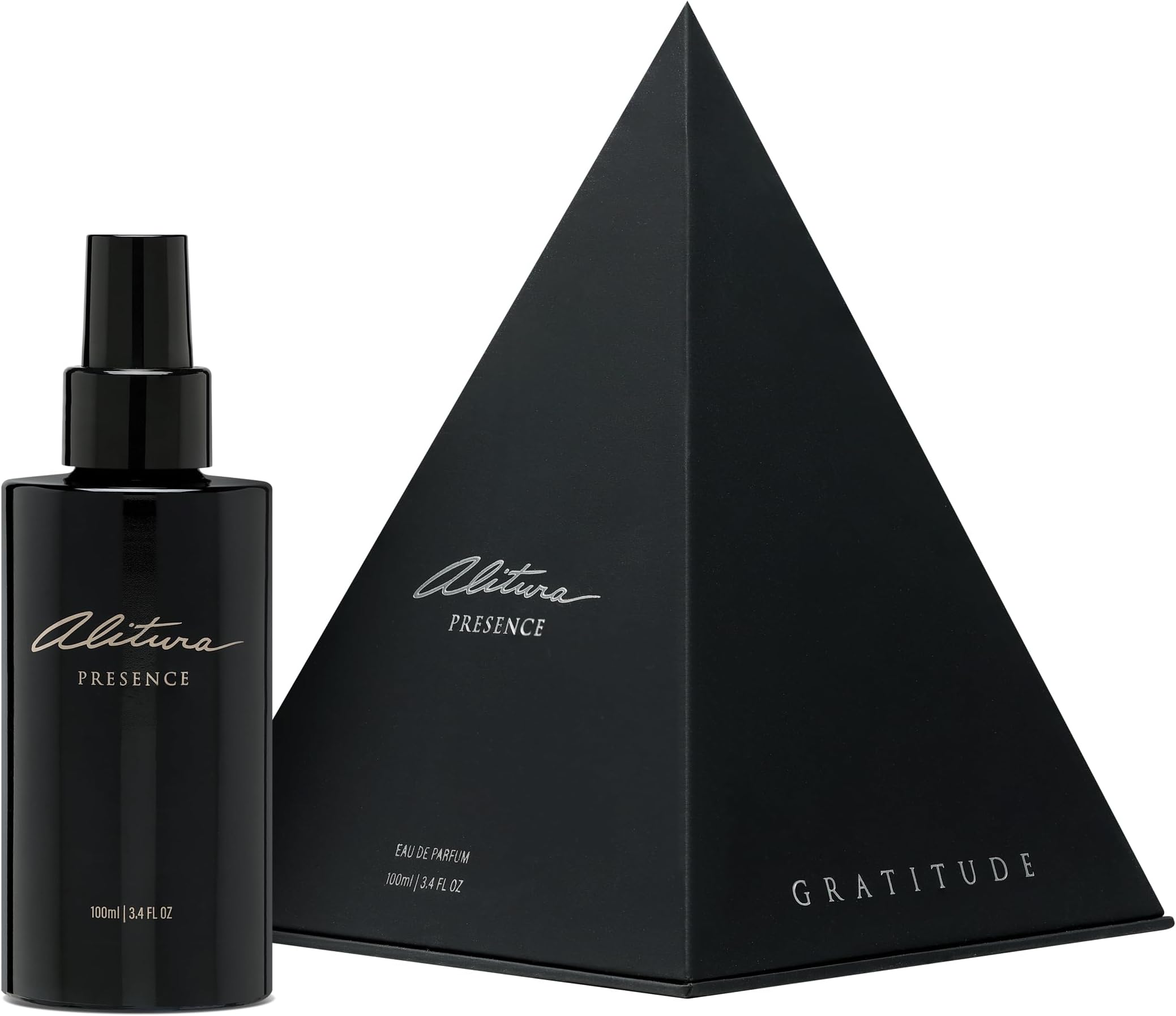 Presence Natural Fragrance – Clean, Unisex Perfume for Men and Women with Sandalwood, Cardamom & Ylang Ylang – Non-Toxic, Vegan, Long-Lasting Scent, 100ml