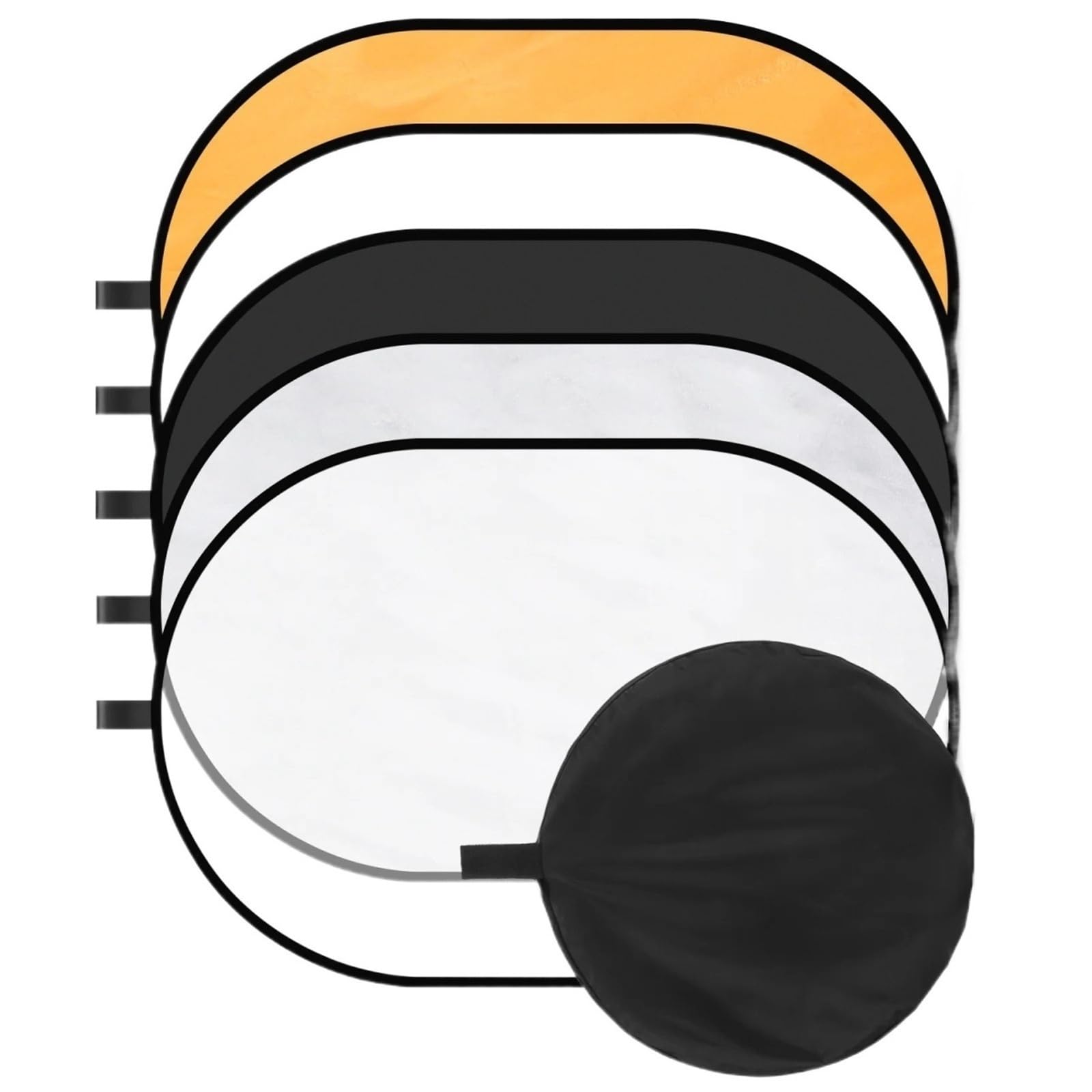 Compatible con Reflector Plegable 5 en 1 | Cinco superficies en un panel for control de rebote, difusión o sombras; pliegues for uso en el campo