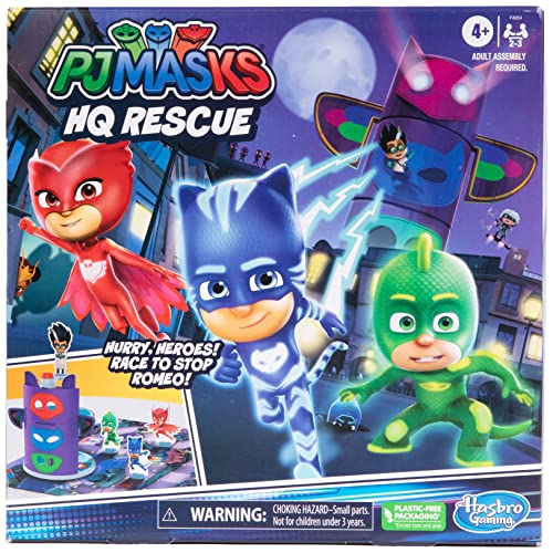 Juego de Mesa PJ Masks HQ Rescue Hasbro para Niños 4+ miniatura 2
