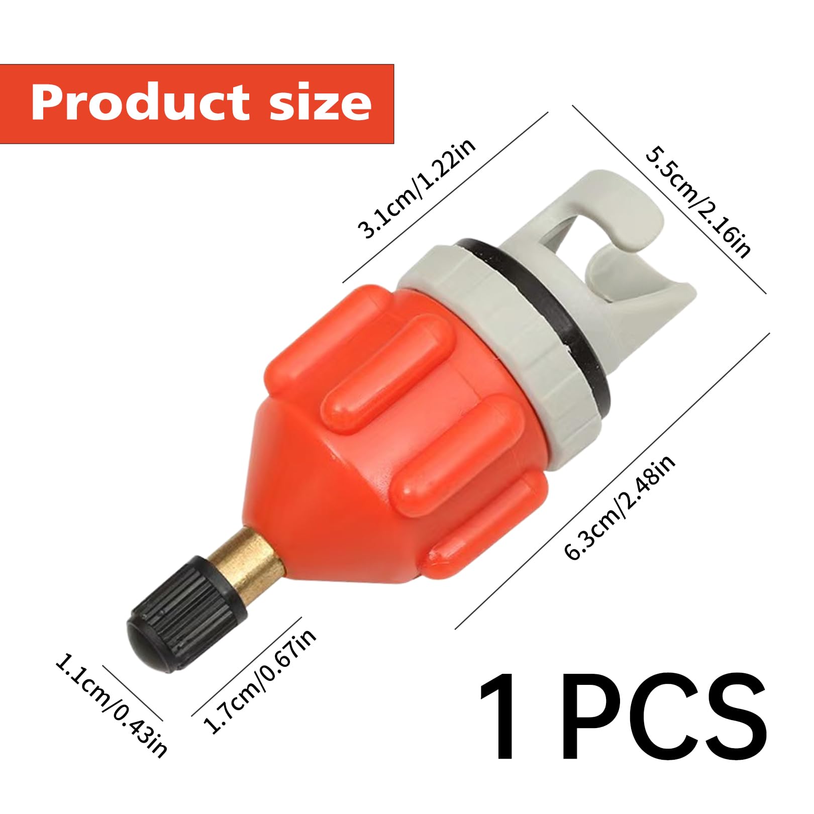 Sup Adapter für Kompressor,Pumpenadapter,Paddle Board Pumpe Zubehör für Kajak Dingy Boote Paddelboard