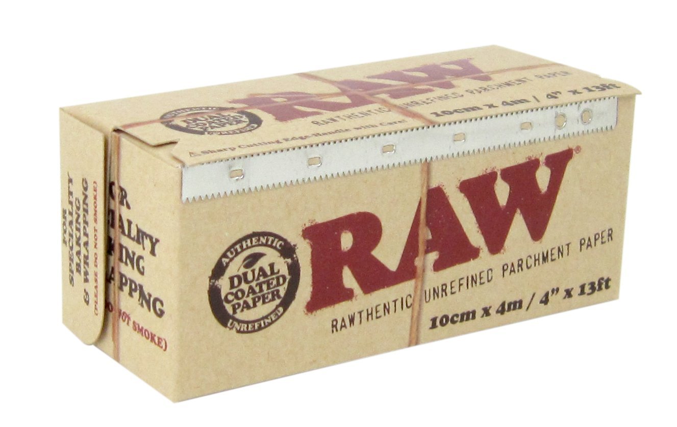 Raw Threads Off-White Raw Unrefined Parchment Paper Roll 100Mm X 4M By Raw