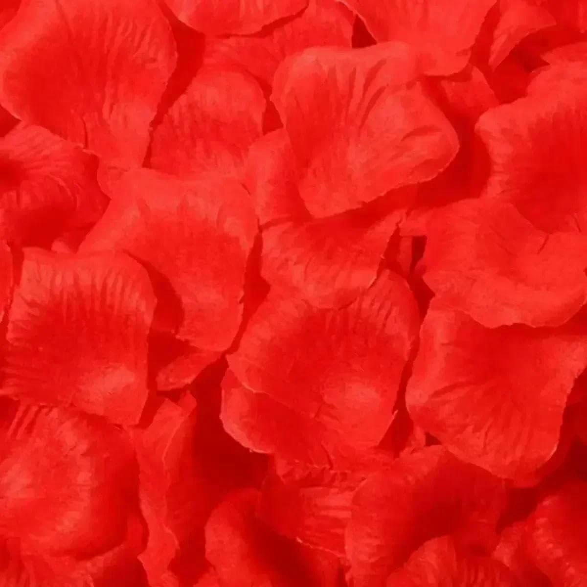 Symuluje płatki róż jedwabnych Sztuczny jedwab płatki róż Multi 100-10000 szt. Walentynki wesele romantyczny wystrój(Red,10000PCS (100Pack))