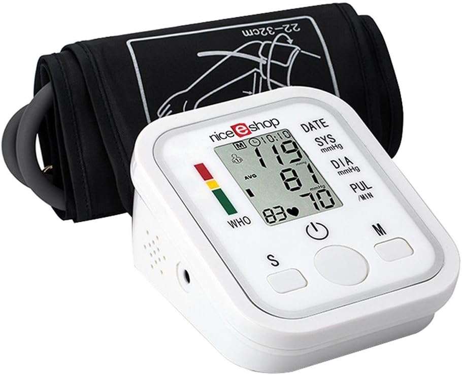 Arm Blutdruckmessgerät, Digital LCD Arm Manschette Blutdruck Pulse Monitor Arm Blutdruckmessgerät, Digital LCD Arm Manschette Blutdruck Pulse Monitor